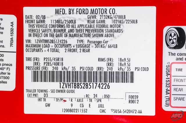 2008 Ford Shelby GT500 2008 Ford Shelby GT500