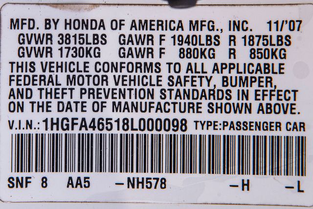 2008 Honda Civic NATURAL GAS VEHICLE GX NATURAL GAS VEHICLE | Van Nuys, CA | Stellar Auto INC. 2008 Honda Civic NATURAL GAS VEHICLE GX NATURAL GAS VEHICLE | Van Nuys, CA | Stellar Auto INC.
