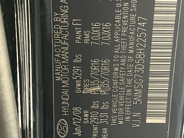 2008 Hyundai SANTA FE GLS | Annapolis, MD | Annapolis Public Auto Auction 2008 Hyundai SANTA FE GLS | Annapolis, MD | Annapolis Public Auto Auction