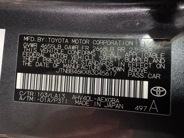 2008 Toyota Camry Hybrid