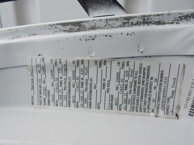 2009 Chevrolet C8500 Dump Truck 