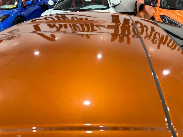 2009 Chevrolet Corvette Coupe Premium, Auto, Atomic Orange, 10 Spokes, 22k | Dallas, Texas | Corvette Warehouse 