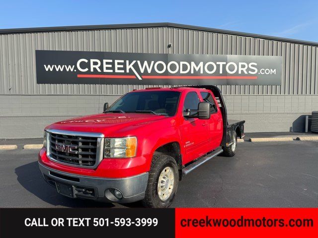2009 GMC Sierra 2500HD SLT 4x4 Duramax Diesel Allison DELETED FLAT BED