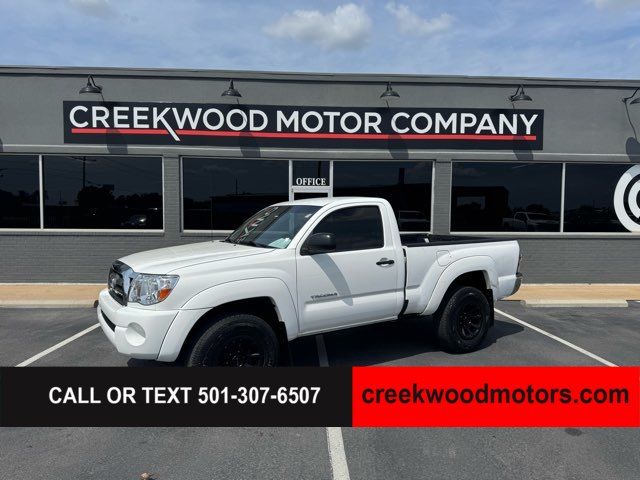 2009 Toyota Tacoma Base SR5 4x4 Reg Cab Manual Financing White NICE