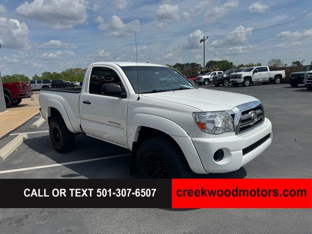 2009 Toyota Tacoma Base SR5 4x4 Reg Cab Manual Financing White NICE