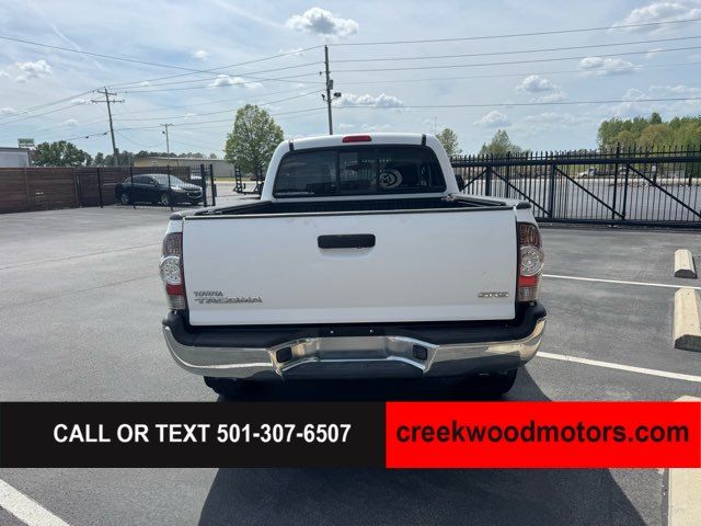 2009 Toyota Tacoma Base SR5 4x4 Reg Cab Manual Financing White NICE