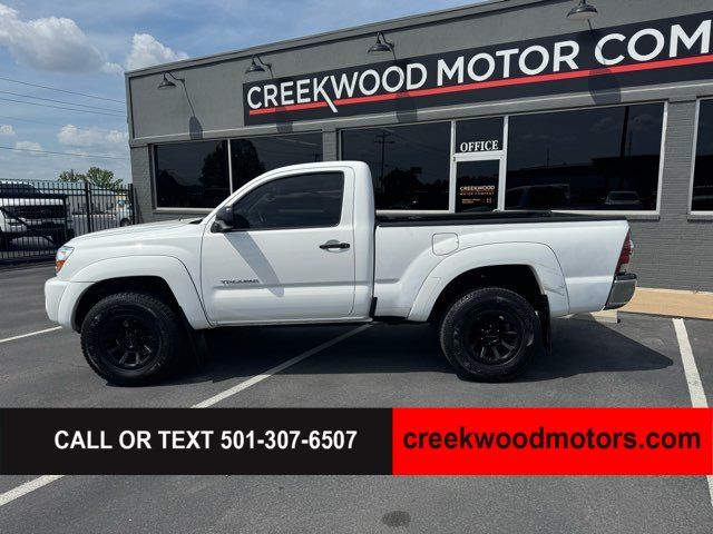 2009 Toyota Tacoma Base SR5 4x4 Reg Cab Manual Financing White NICE