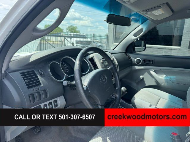 2009 Toyota Tacoma Base SR5 4x4 Reg Cab Manual Financing White NICE