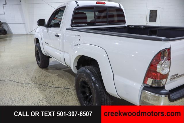 2009 Toyota Tacoma SR5 4x4 Regular Cab Manual Financing White NICE
