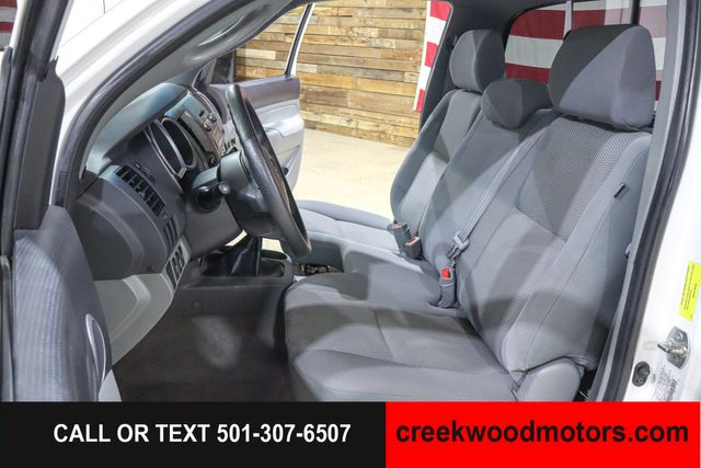 2009 Toyota Tacoma SR5 4x4 Regular Cab Manual Financing White NICE