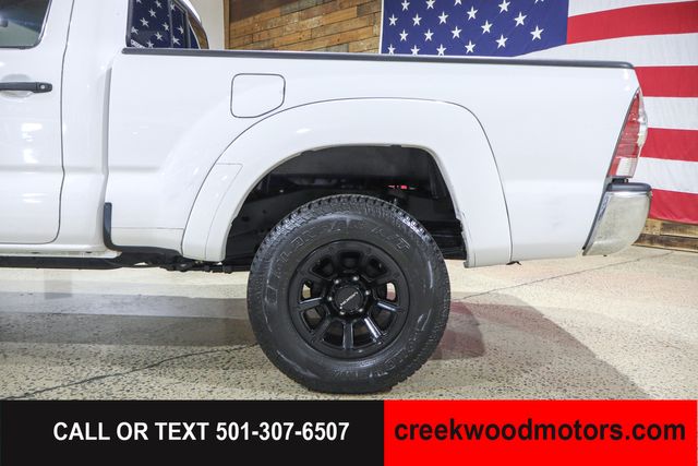2009 Toyota Tacoma SR5 4x4 Regular Cab Manual Financing White NICE