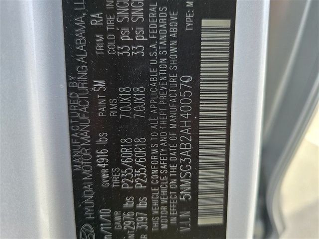 2010 Hyundai SANTA FE GLS