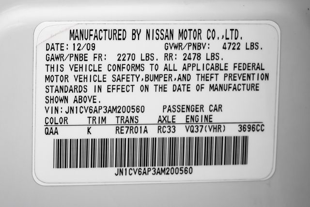 2010 Infiniti G37 Sedan Journey Sunroof Bose | Dallas, TX | Stevens Motor Company LLC