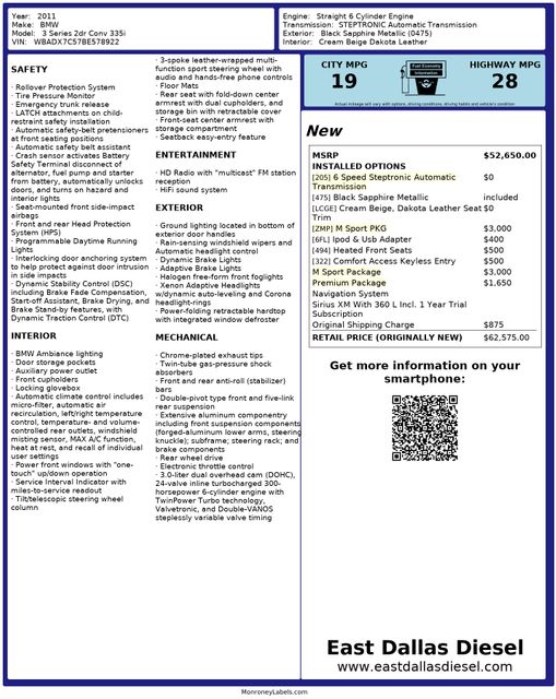2011 BMW 335i Convertible M SPORT PKG Premium Pkg NAV 18" Wheels | Dallas, TX | East Dallas Diesel 2011 BMW 335i Convertible M SPORT PKG Premium Pkg NAV 18" Wheels | Dallas, TX | East Dallas Diesel