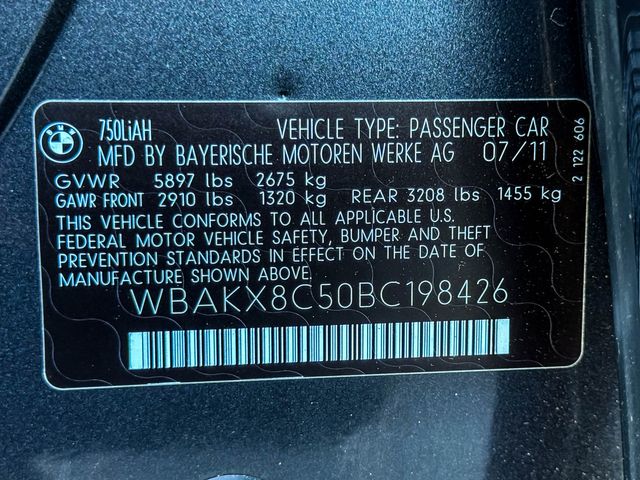 2011 BMW 7 Series ActiveHybrid 750Li - One of a Kind 17K Miles | Agoura Hills, CA | SoCal Auto Group 2011 BMW 7 Series ActiveHybrid 750Li - One of a Kind 17K Miles | Agoura Hills, CA | SoCal Auto Group