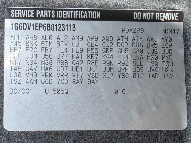 2011 Cadillac CTS-V 1SV 2011 Cadillac CTS-V 1SV