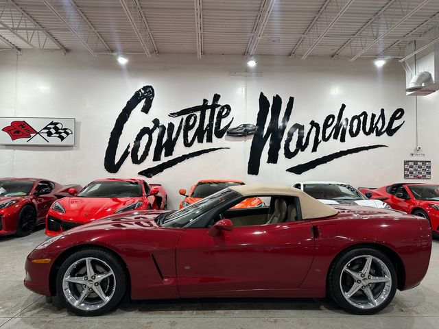 2011 Chevrolet Corvette CONV 3LT, NAV, Auto, Chromes, Crystal Red, 90k | Dallas, Texas | Corvette Warehouse 