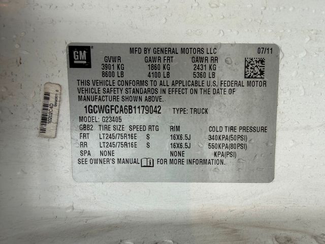 2011 Chevrolet Express 2500