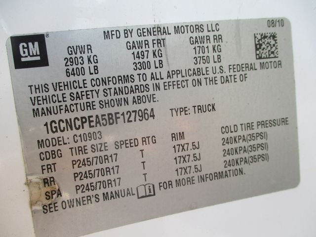 2011 Chevrolet Silverado 1500 Work Truck