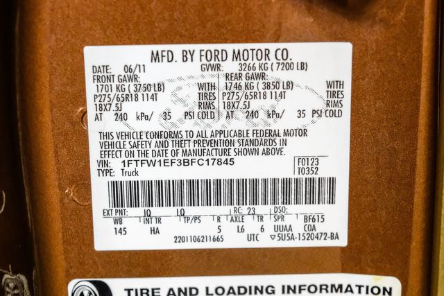 2011 Ford F-150 Lariat
