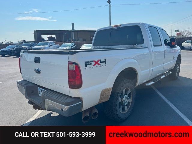 2011 Ford F-250 Super Duty Lariat 4x4 Crew Cab Diesel White Financing