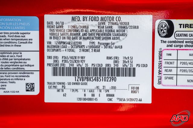 2011 Ford Shelby GT500 2011 Ford Shelby GT500