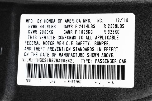 2011 Honda Accord EX-L OneOwner 19ServiceRecords | Dallas, TX | Stevens Motor Company LLC 2011 Honda Accord EX-L OneOwner 19ServiceRecords | Dallas, TX | Stevens Motor Company LLC