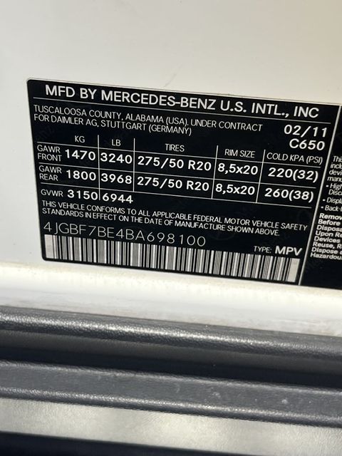 2011 Mercedes-Benz GL-Class GL 450 4MATIC | Annapolis, MD | Annapolis Public Auto Auction