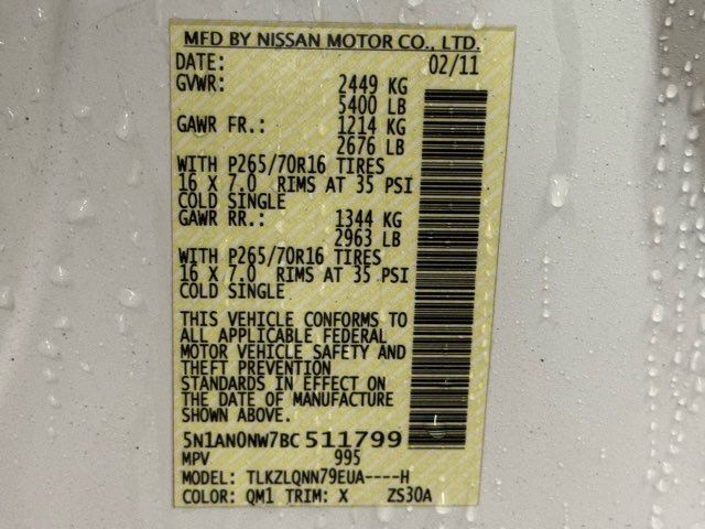 2011 Nissan Xterra X