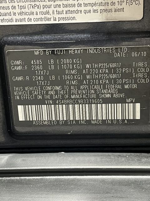 2011 Subaru Outback 2.5i Premium | Annapolis, MD | Annapolis Public Auto Auction