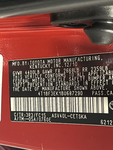 2011 Toyota Camry BASE | Annapolis, MD | Annapolis Public Auto Auction 2011 Toyota Camry BASE | Annapolis, MD | Annapolis Public Auto Auction