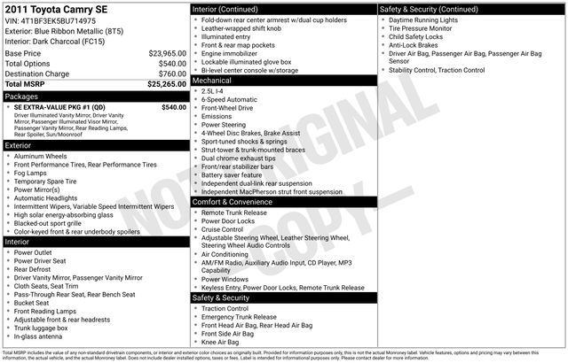 2011 Toyota Camry