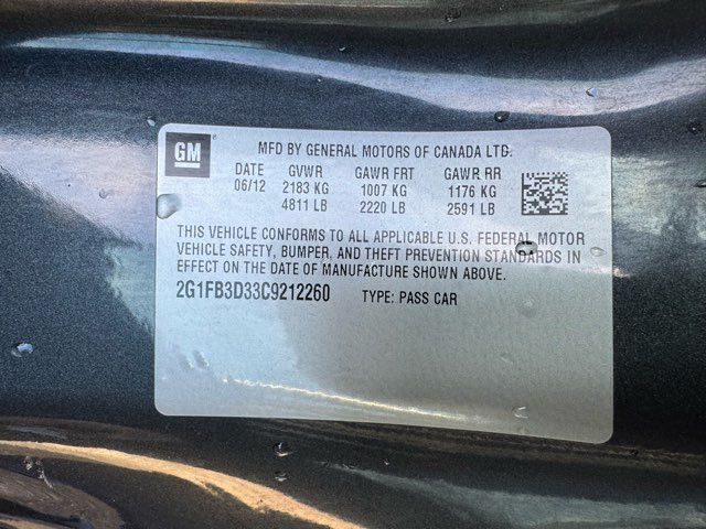 2012 Chevrolet Camaro LT