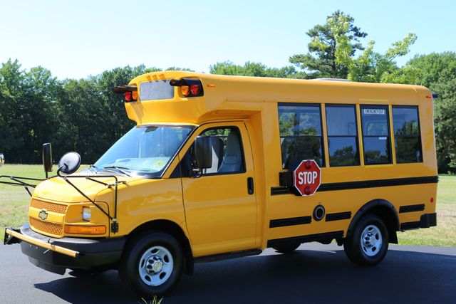 2012 CHEVROLET EXPRESS 3500  MICRO BIRD MINI SCHOOL BUS  12K MILES MINT 
