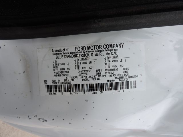 2012 Ford F-750 Non-CDL Flatbed