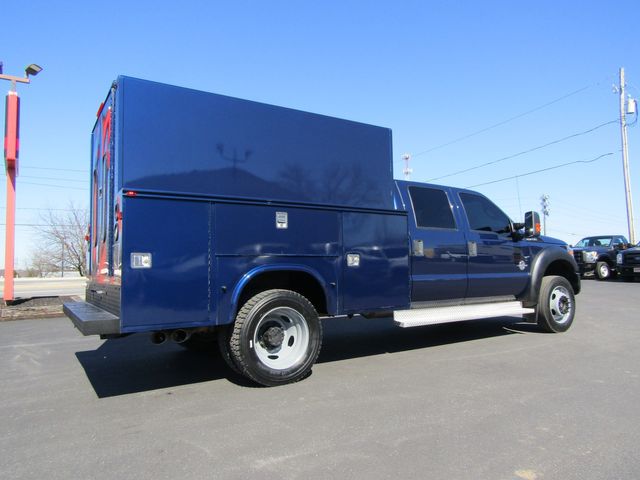2012 Ford F450 Crew Cab 4x4 Diesel with 9' Knapheide Enclosed Utility Bed
