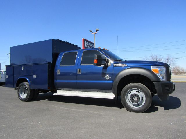 2012 Ford F450 Crew Cab 4x4 Diesel with 9' Knapheide Enclosed Utility Bed