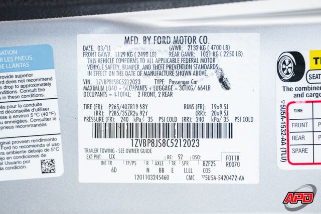 2012 Ford Shelby GT500 2012 Ford Shelby GT500