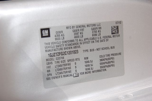 2012 GMC Savana LS 3500 - 15 PASSENGER | Charlotte, North Carolina | ADVENTURE VANS 2012 GMC Savana LS 3500 - 15 PASSENGER | Charlotte, North Carolina | ADVENTURE VANS