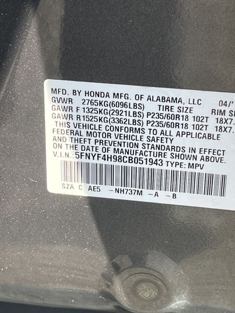 2012 Honda Pilot Touring | Annapolis, MD | Annapolis Public Auto Auction 2012 Honda Pilot Touring | Annapolis, MD | Annapolis Public Auto Auction