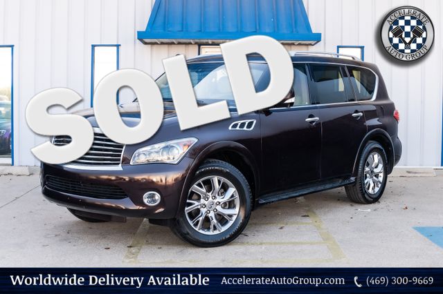 2012 Infiniti QX56 8 PASSENGER LOADED NAV BLUETOOTH GREAT SHAPE