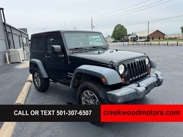 2012 Jeep Wrangler Sport 4x4 V6 Hard Top Manual Black Financing NICE