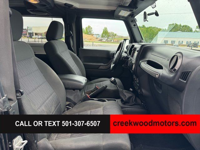 2012 Jeep Wrangler Sport 4x4 V6 Hard Top Manual Black Financing NICE