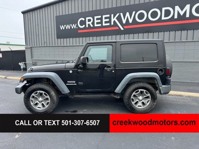 2012 Jeep Wrangler Sport 4x4 V6 Hard Top Manual Black Financing NICE