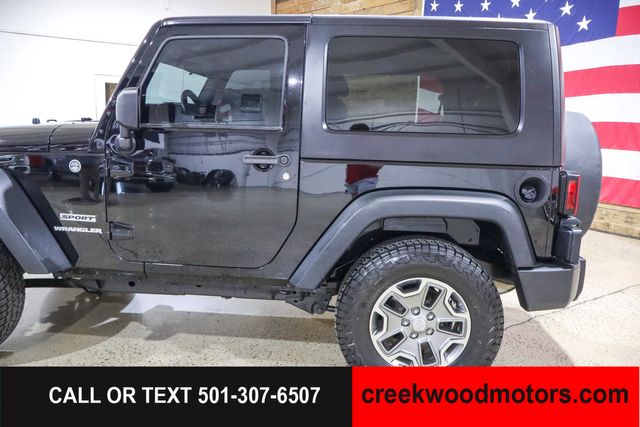 2012 Jeep Wrangler Sport 4x4 V6 Hard Top Manual Black Financing NICE