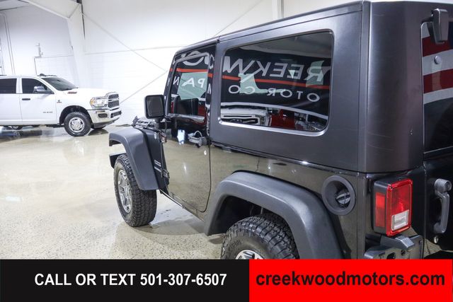 2012 Jeep Wrangler Sport 4x4 V6 Hard Top Manual Black Financing NICE