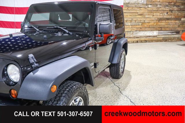 2012 Jeep Wrangler Sport 4x4 V6 Hard Top Manual Black Financing NICE