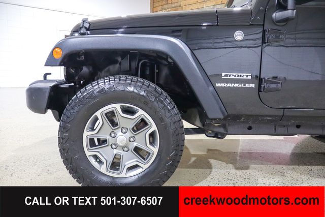 2012 Jeep Wrangler Sport 4x4 V6 Hard Top Manual Black Financing NICE