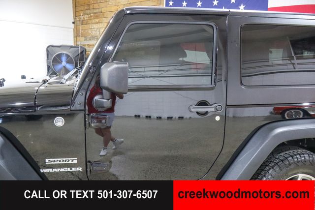 2012 Jeep Wrangler Sport 4x4 V6 Hard Top Manual Black Financing NICE