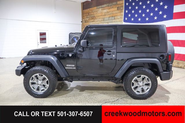 2012 Jeep Wrangler Sport 4x4 V6 Hard Top Manual Black Financing NICE